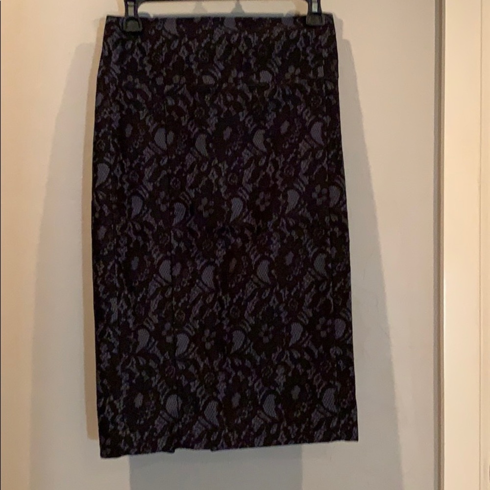 Lace pencil skirt
